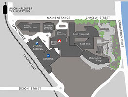 Dr Simon J Quinn, Wesley Medical Centre and Wesley Hospital map